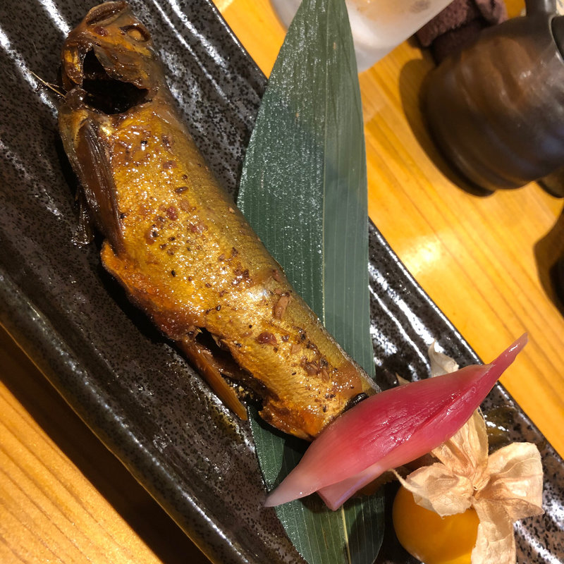 鮎の甘露煮(燈火)