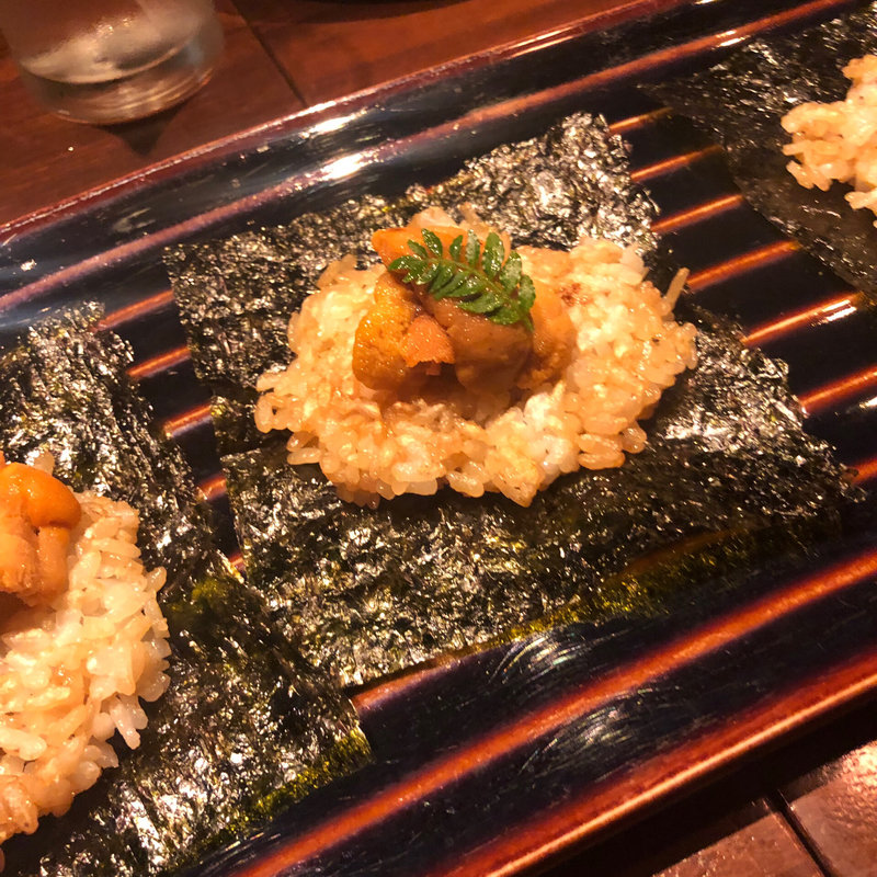 生うにと焼き飯(鉄板焼キュイジーヌ バンブーグラッシィ)
