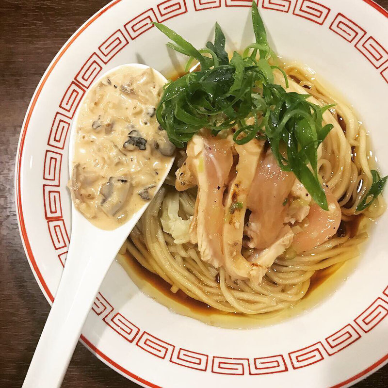 限定 甲斐路軍鶏の鶏油そば(八咫烏)