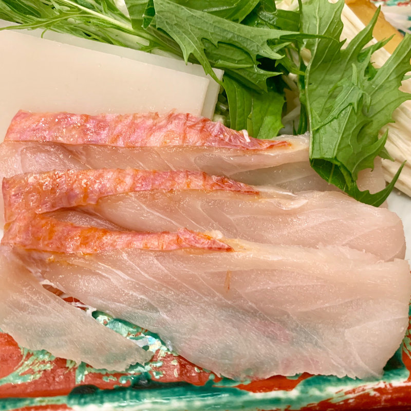 金目鯛のしゃぶしゃぶ(下田ビューホテル )