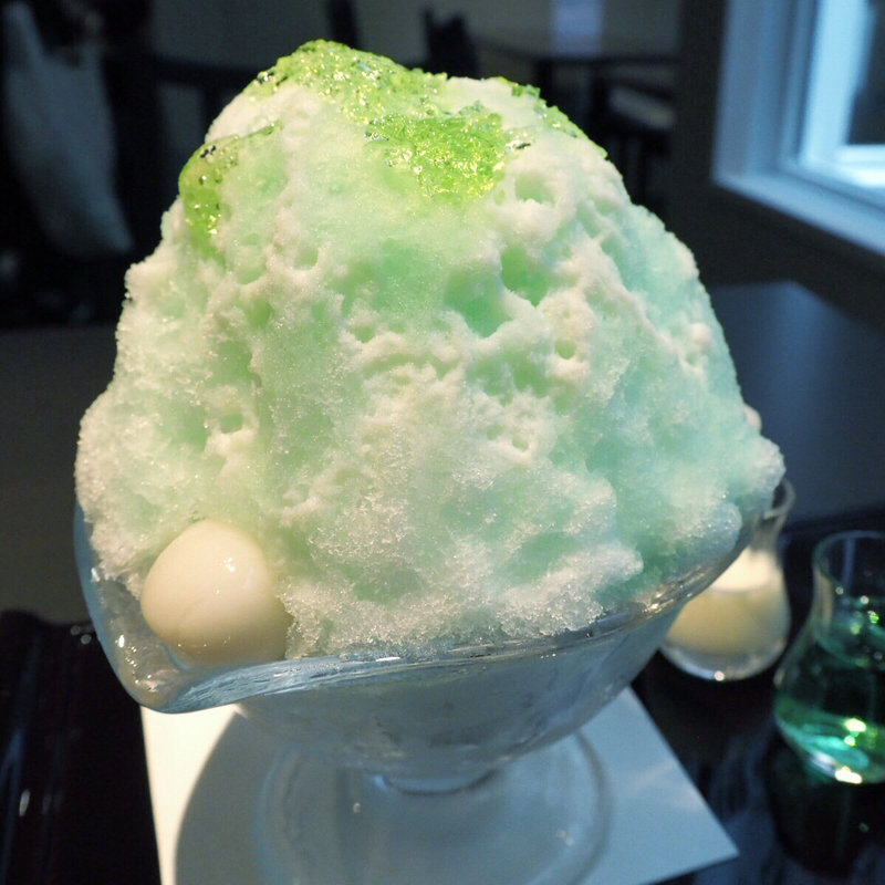 ミルクミントかき氷(大極殿本舗 )