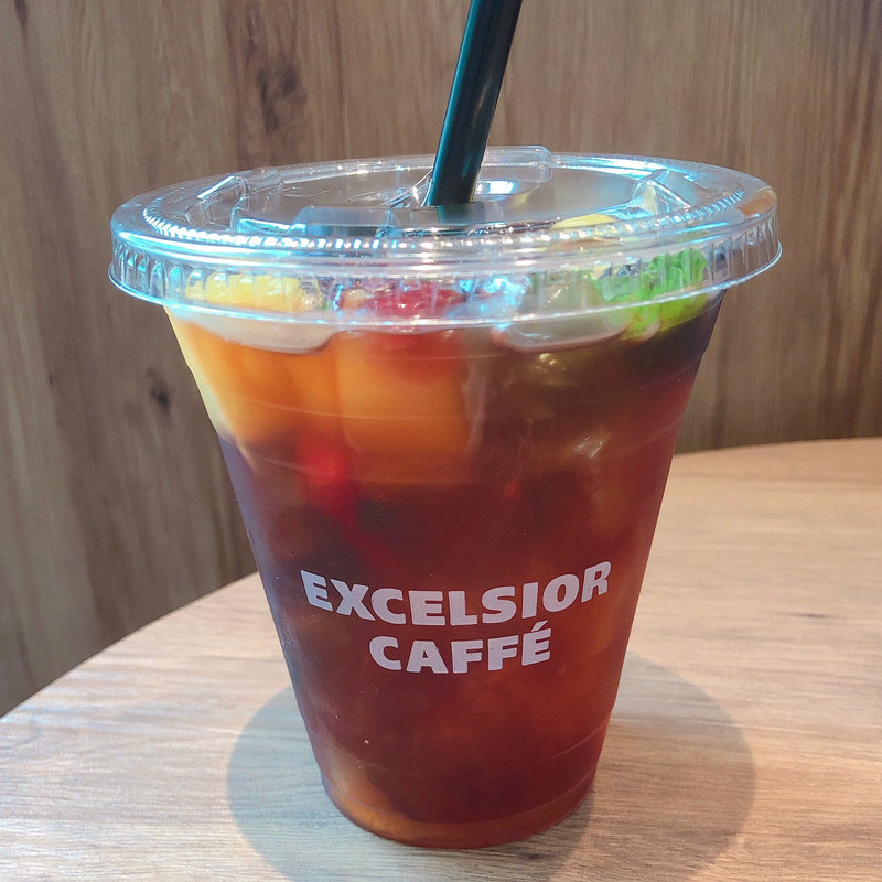食べるフルーツティ ゼリーinアイスティ(エクセルシオール カフェ 五反田ＴＯＣ店)