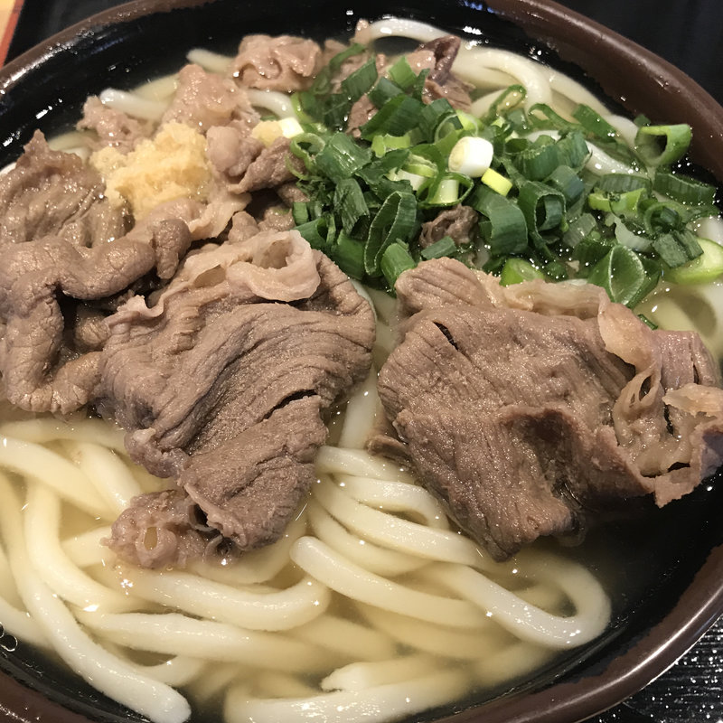 肉うどん(うどん屋 一 本大店 （いち）)