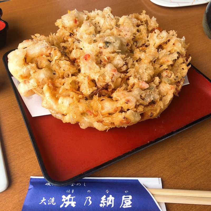 ジャンボかき揚げ(浜乃納屋 （はまのなや）)