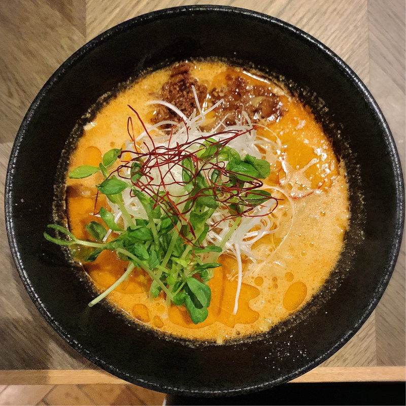 濃厚海老担々麺(海老麺総本家 ジモトヤ )