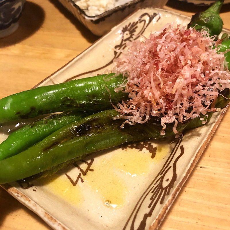 満願寺とうがらし炭火焼(にこみ　鈴や)