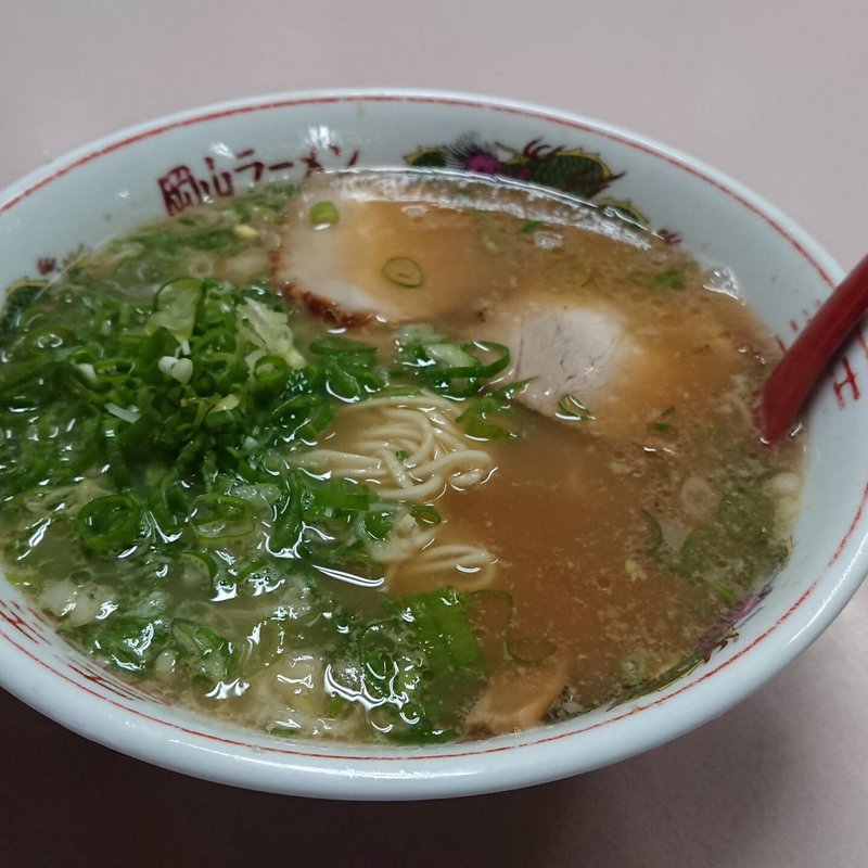 ネギラーメン(岡山中華そば 後楽本舗)