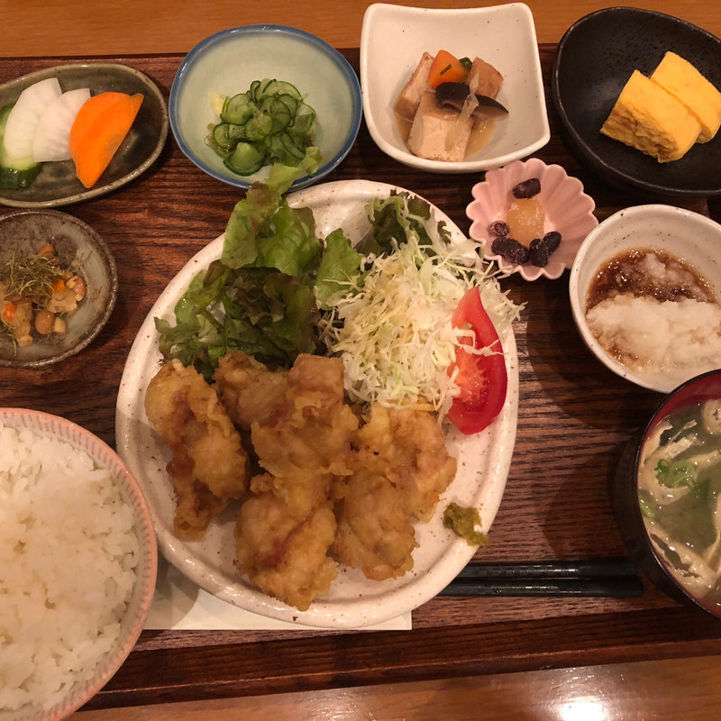 とり天 おろし(キスゲ食堂)