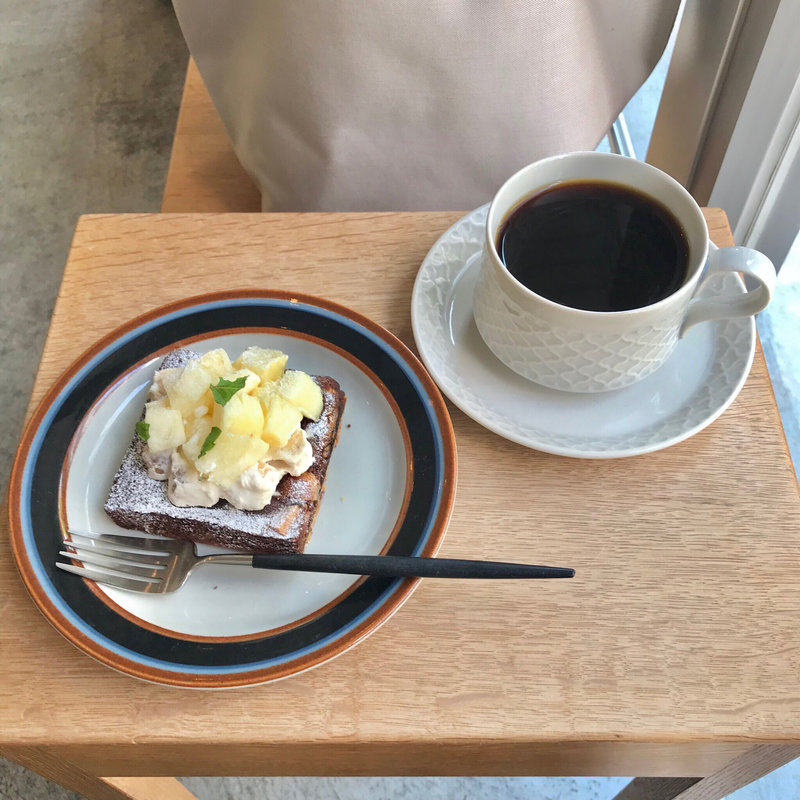 ピーチパインとバナナのタルト(tawanico)