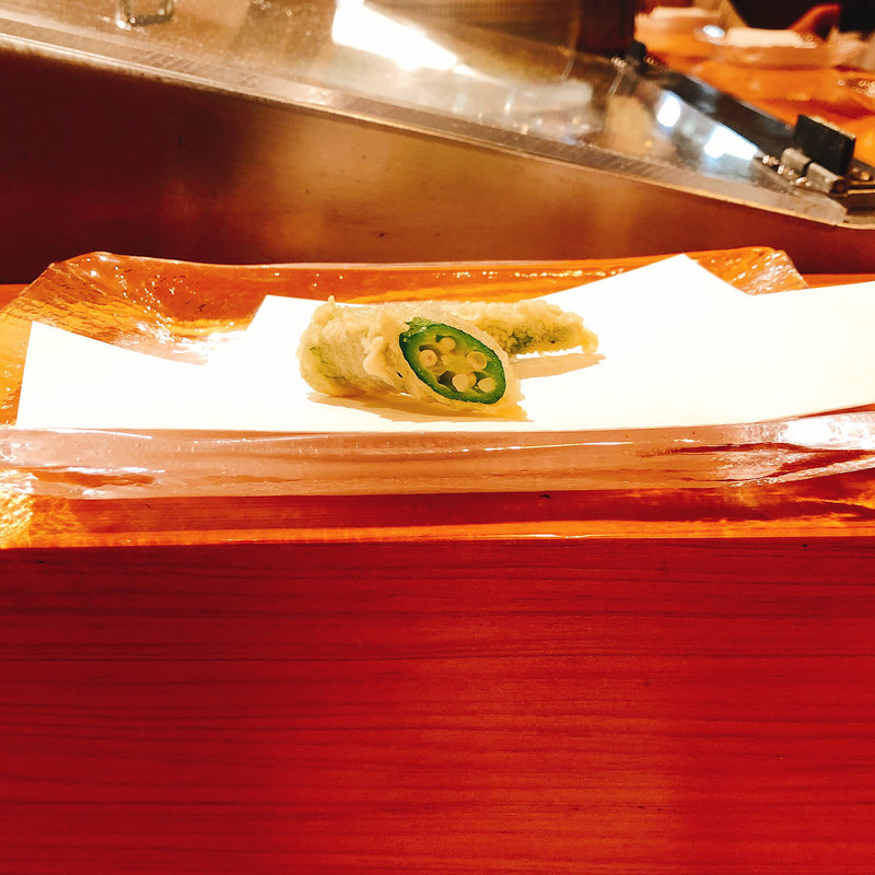 オクラ(天ぷら 天青)