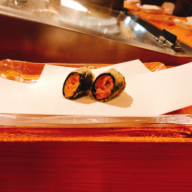 雲丹(天ぷら 天青)