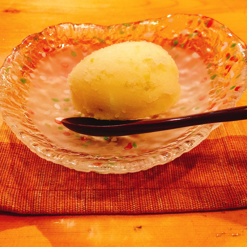 シャーベット(天ぷら 天青)