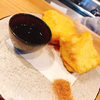 天ぷら屋さんのフレンチトースト(博多天ぷら ながおか)