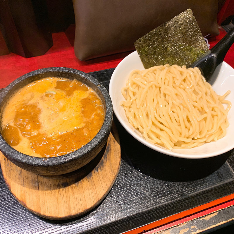 のぶなが醤油つけ麺 大盛(つけ麺屋のぶなが )