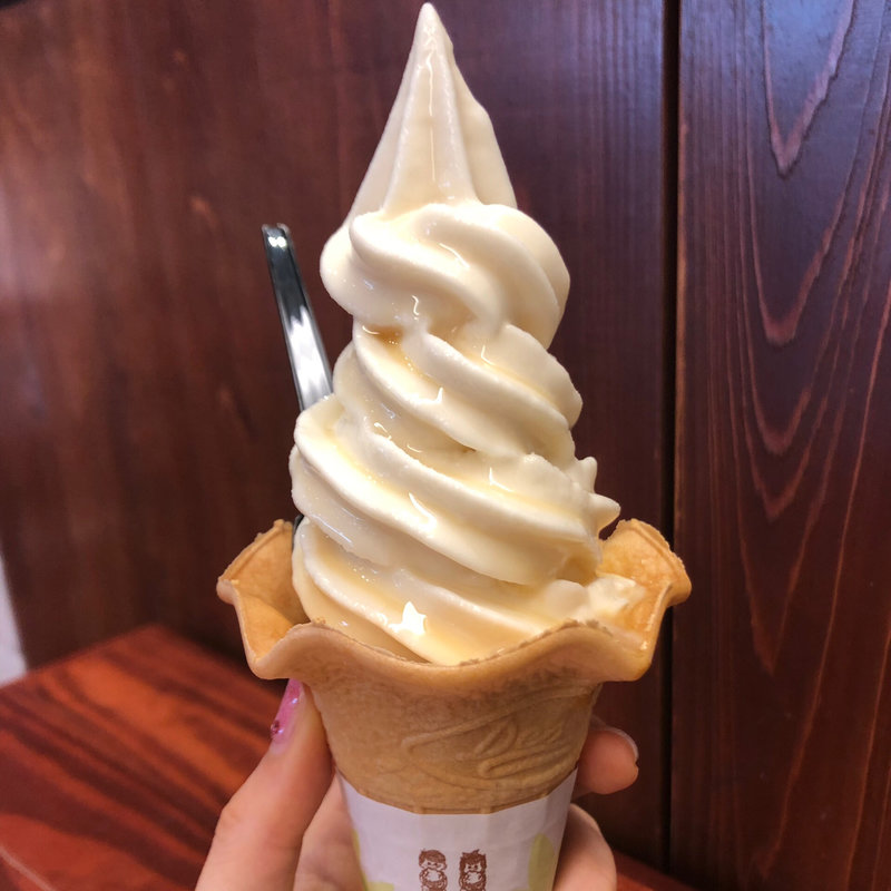 豆乳ソフトクリーム(Meet Fresh 鮮芋仙 赤羽BIVIO店)