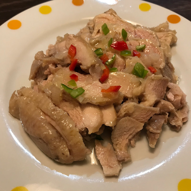 蒸し鶏(人人餃子城 （ニンニンギョウザジョウ）)