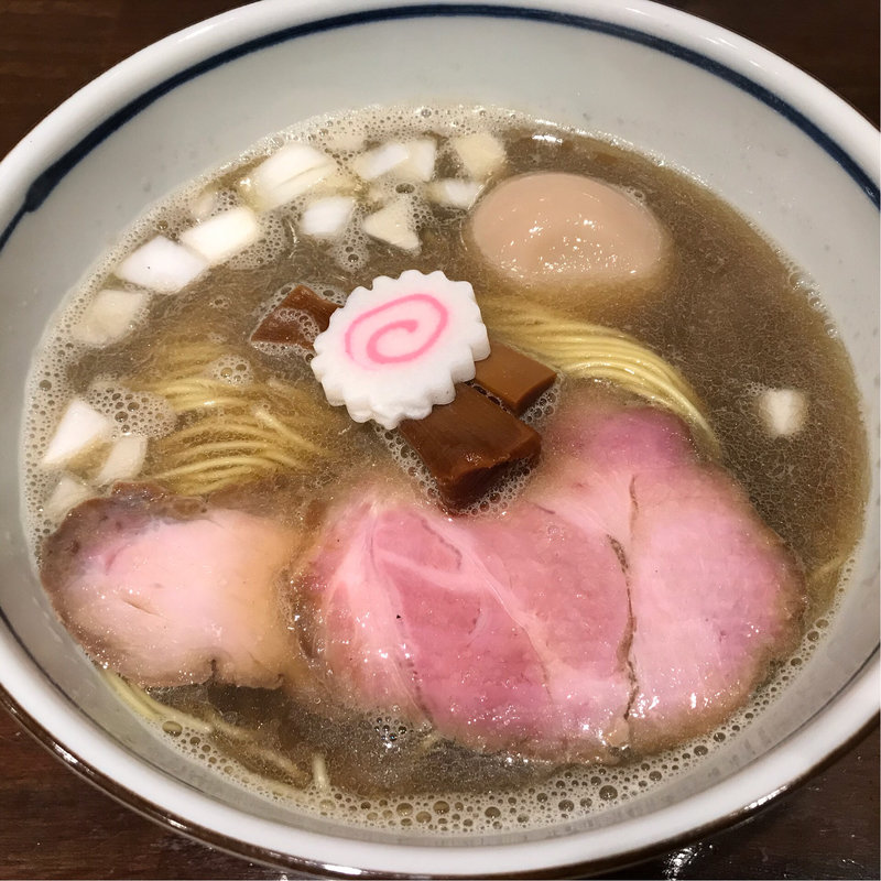 いりこそば＋味付けたまご(中華そば 堀川 )