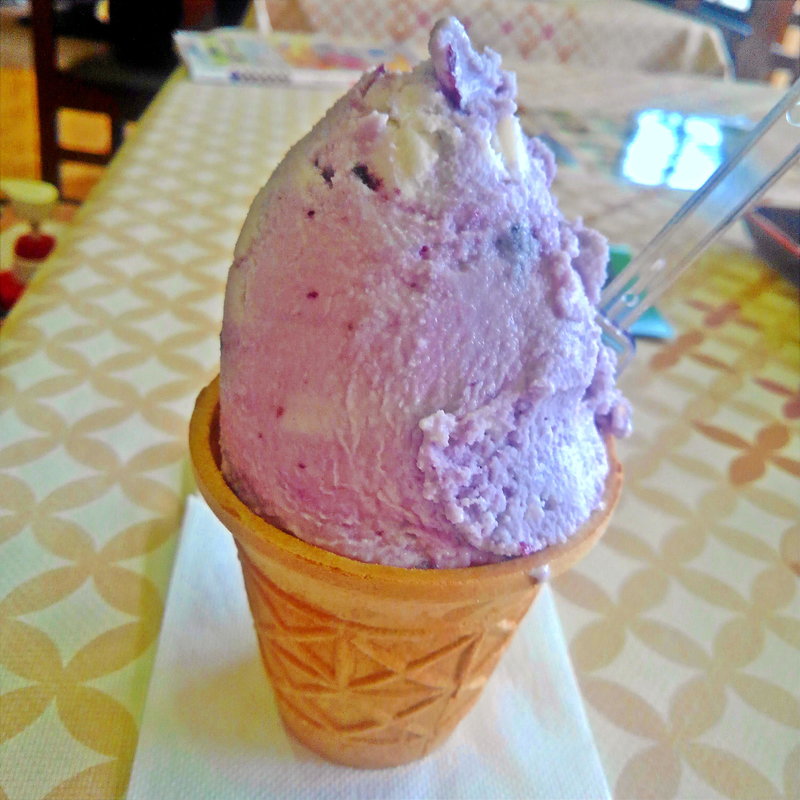 ブルーベリーヨーグルト(牧草の丘　駒子の湯店)