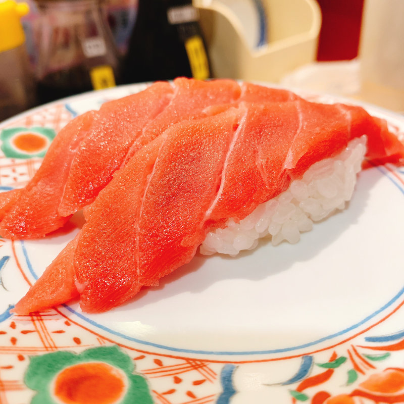 本まぐろ(まわる寿司 博多魚がし 博多駅マイング博多通り店)