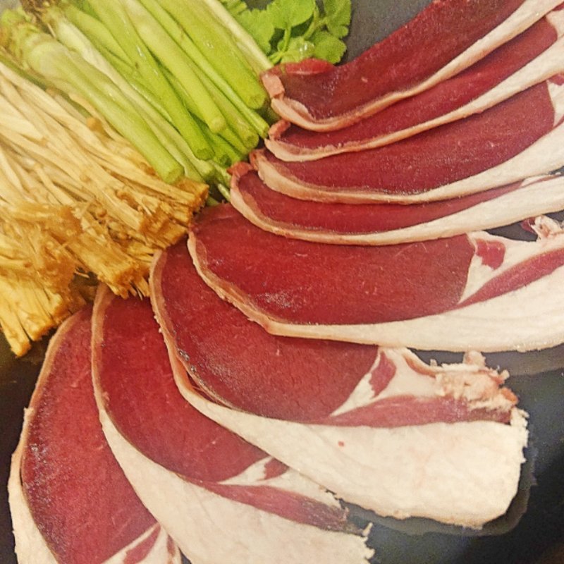 鹿のしゃぶしゃぶ(燈火)