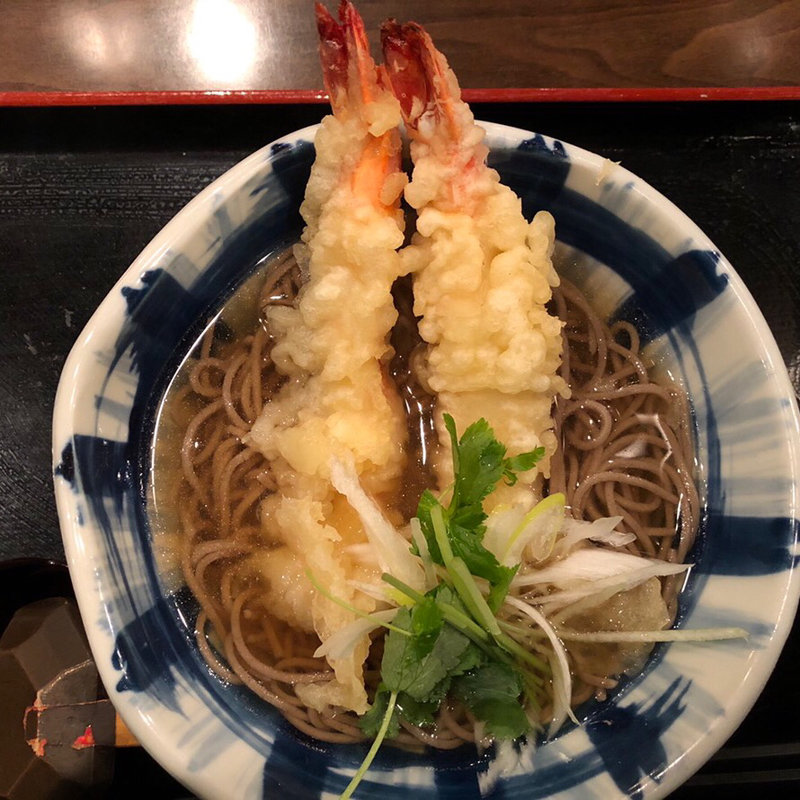 天ぷらそば(信州そば処 そじ坊 新宿アイランド店)