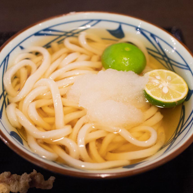 すだちおろし冷かけ(丸亀製麺飾西)