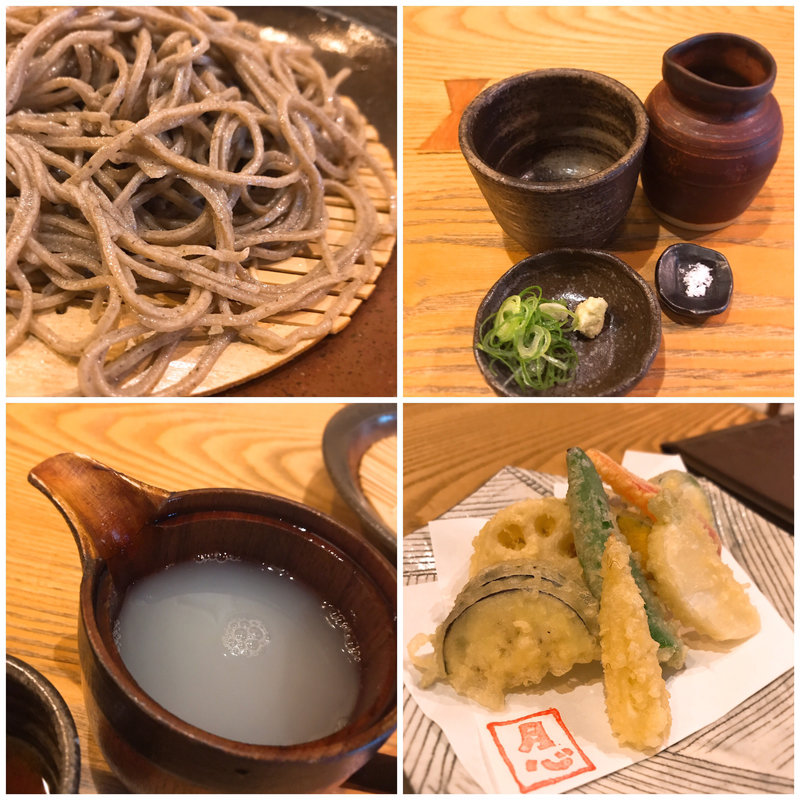 野菜天せいろ（玄挽蕎麦）(蕎や 月心)