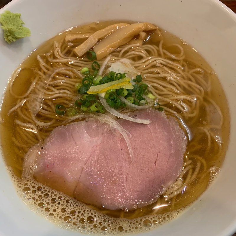 鯵煮干の塩そば(町田汁場 しおらーめん進化 町田駅前店 )