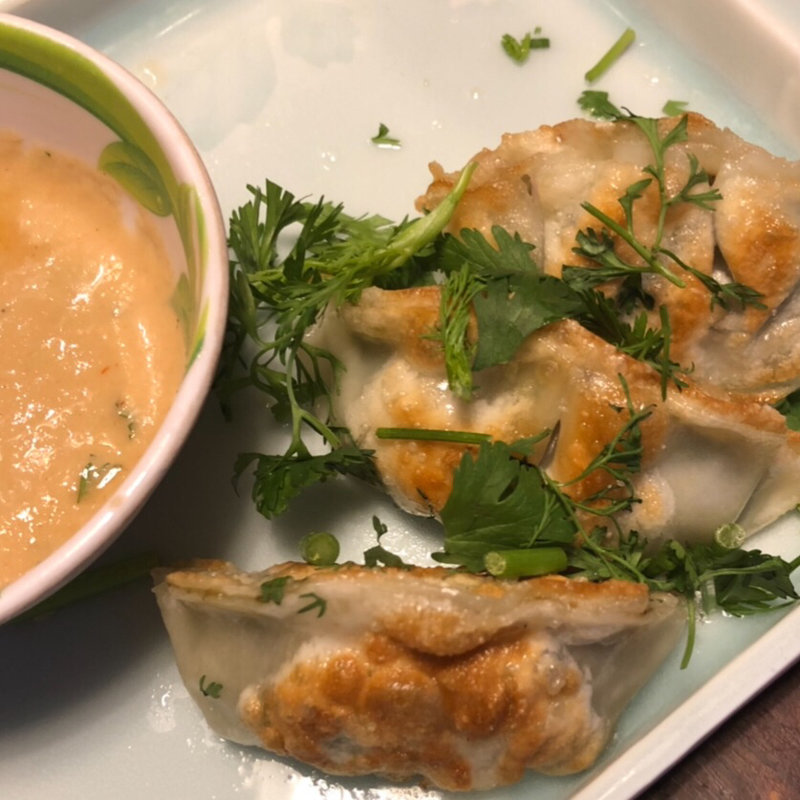 パクチー餃子(亜細亜食堂 サイゴン 上町店)