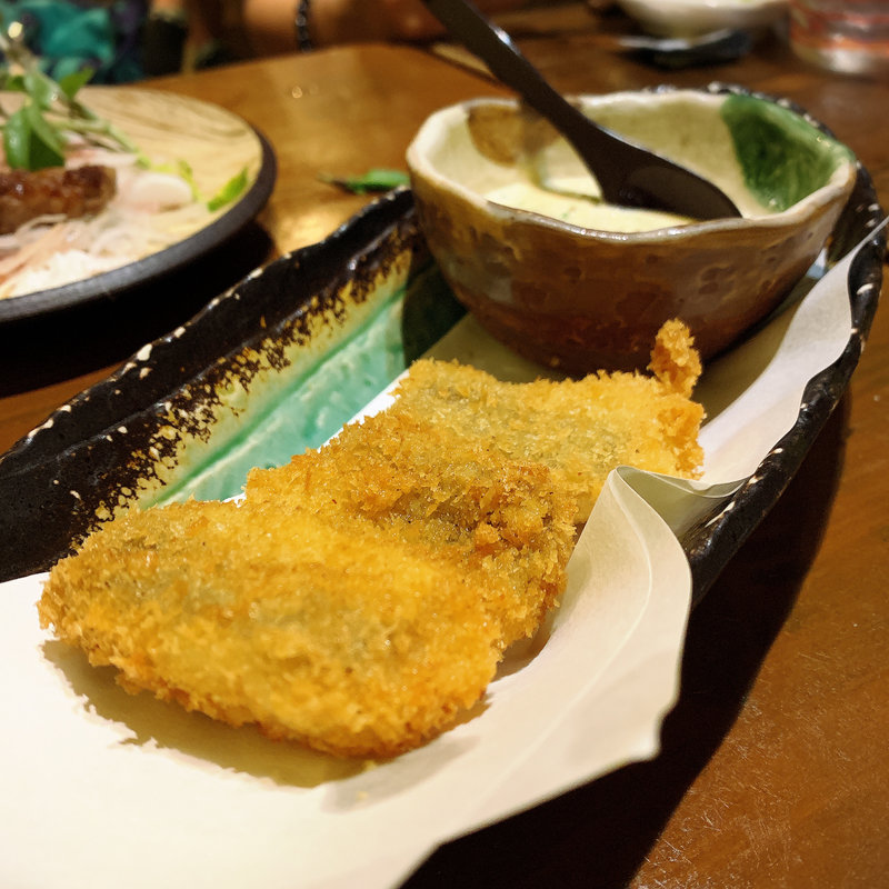 ホウボウのフライ(旬菜処びいどろ)