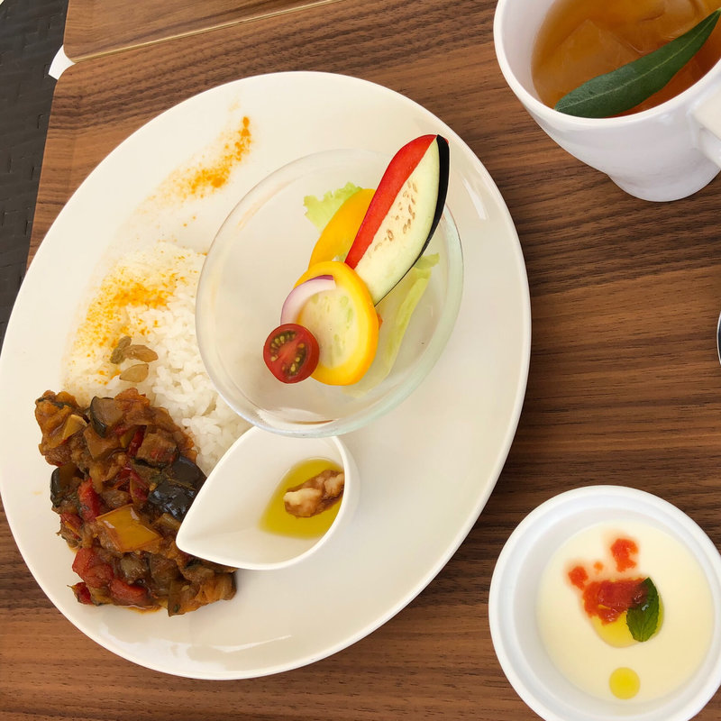 オリーブキーマカレー(オキオリーブガーデンカフェ)