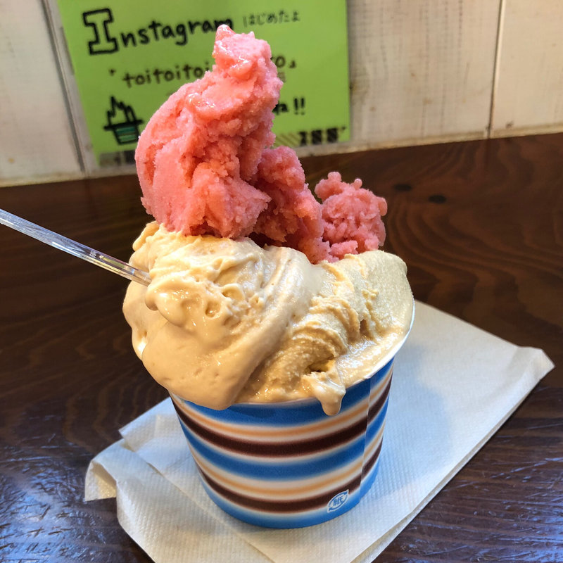ジェラート（3種）(ジェラテリアtoitoitoi)