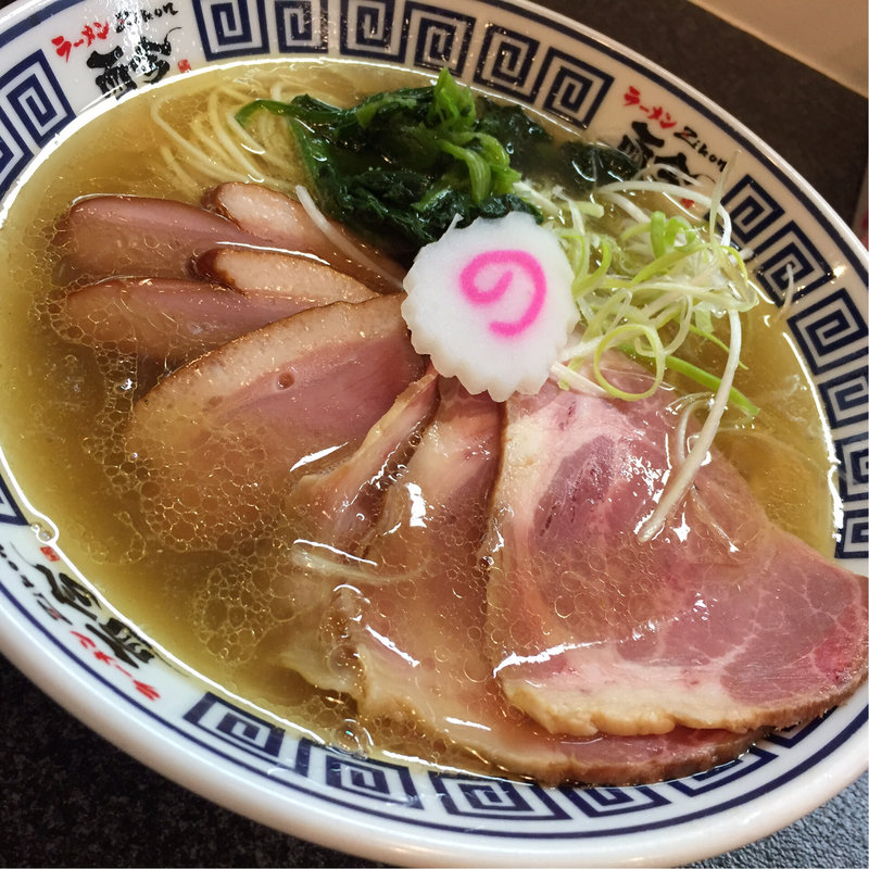 特製あっさり塩 芳醇鶏香塩そば(ラーメン而今 中之島フェスティバルプラザ店)