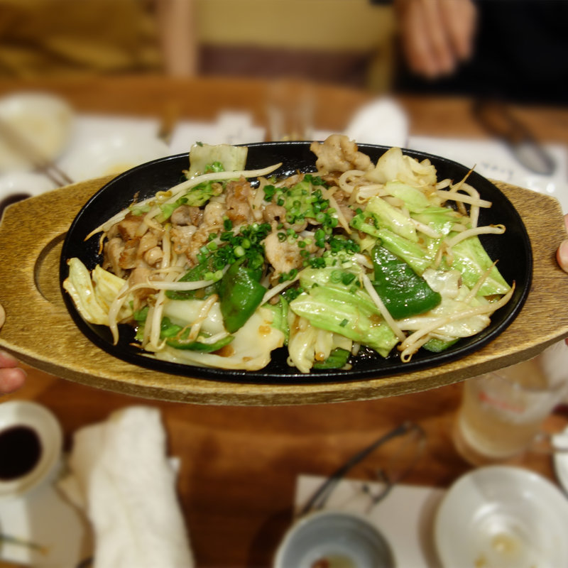 肉野菜鉄板(たぐせん)