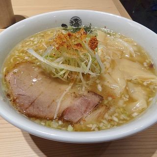 海老塩わんたん麺(ひるがお なんばラーメン一座店)
