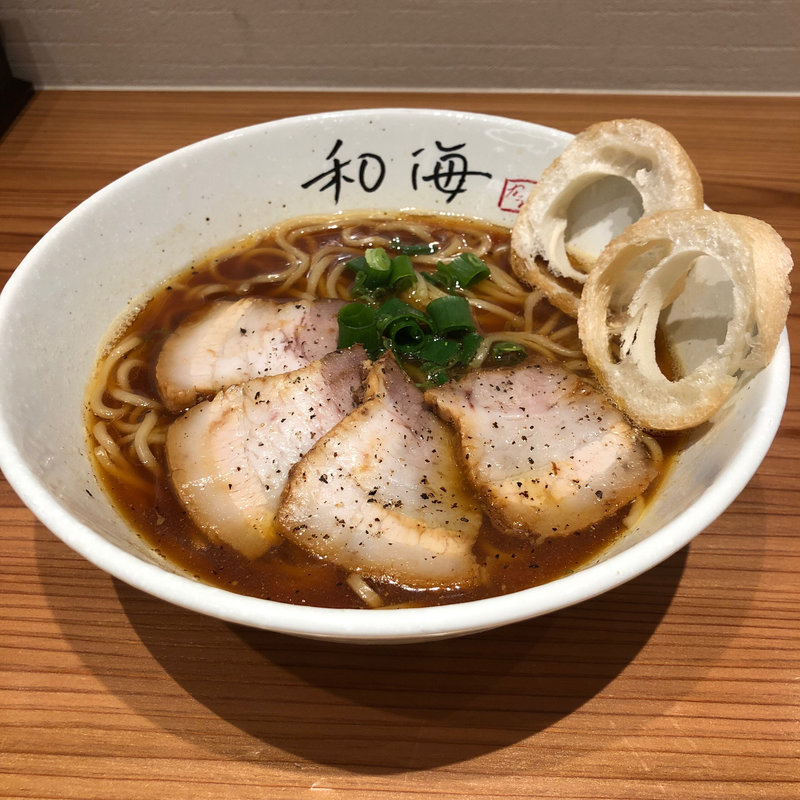 和海醤油(らーめん専門 和海 なんばラーメン一座店)