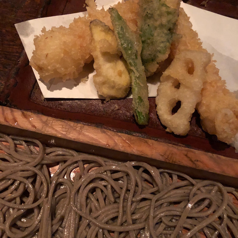 天ぷらそば切り(板蕎麦 山灯香)