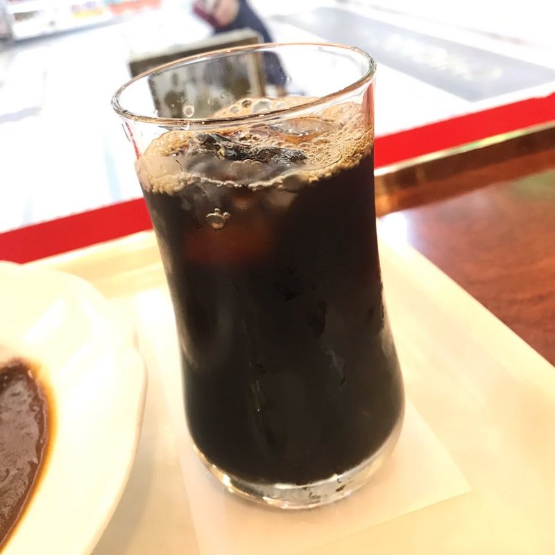 アイスコーヒー(カフェ英國屋WEST なんばウォーク1番街南通り)