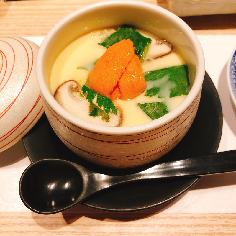 茶碗蒸し(おたる政寿司 新宿)