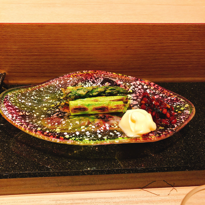 アスパラ(おたる政寿司 新宿)