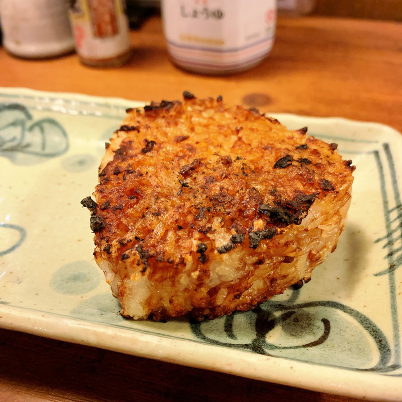 焼きおにぎり(元祖やきとり串八珍中目黒店)