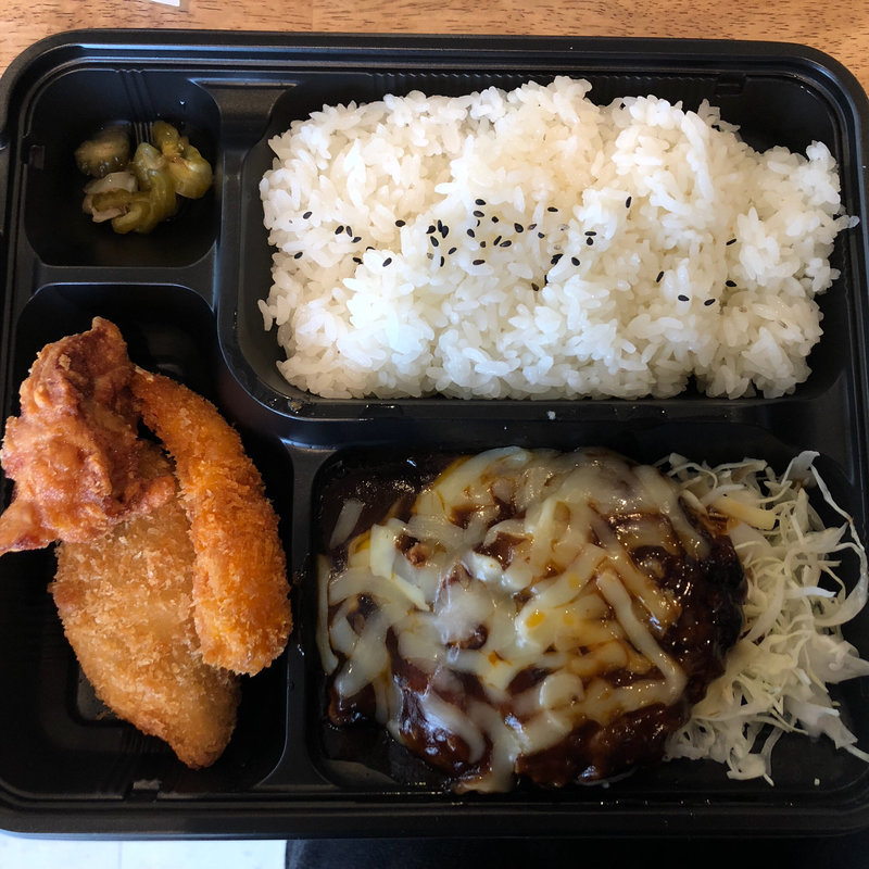 DXデミチーズハンバーグ弁当(オリジン弁当 浅草橋店 )
