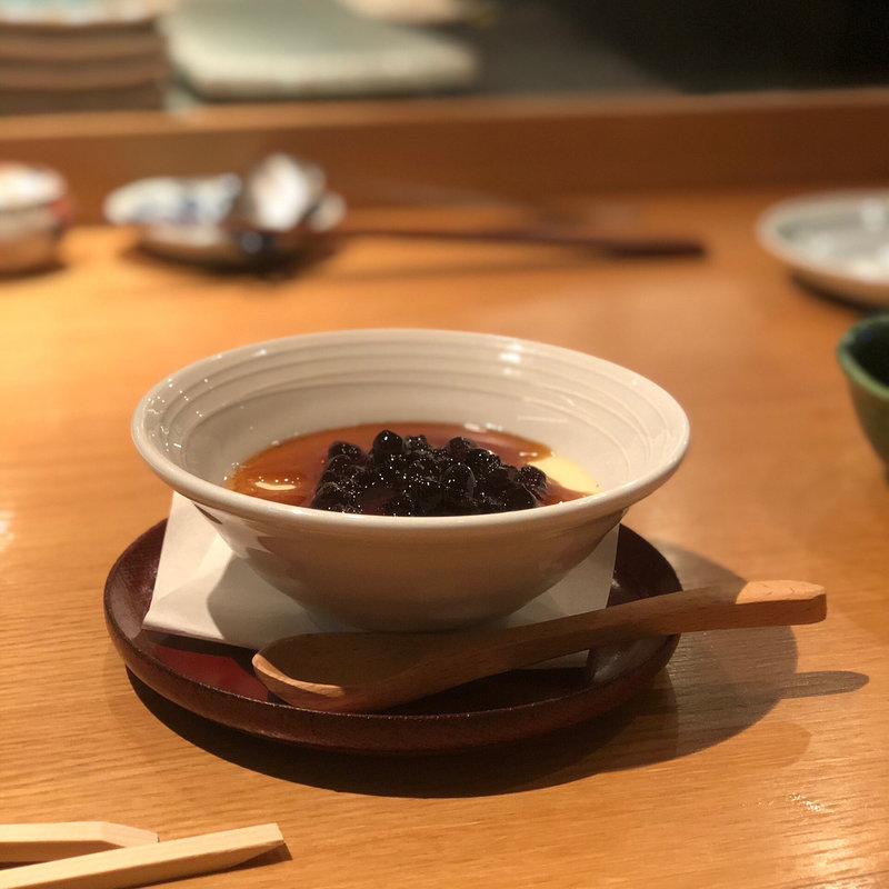 黒糖タピオカプリン(こんぶや恵比寿)