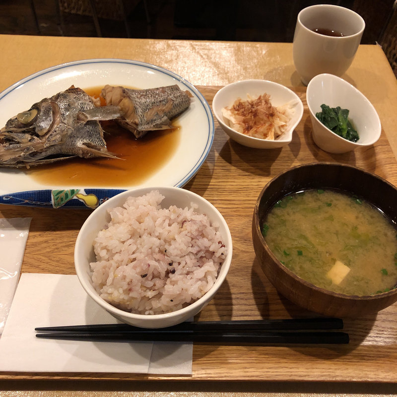 黒むつの煮付け定食(蕾)