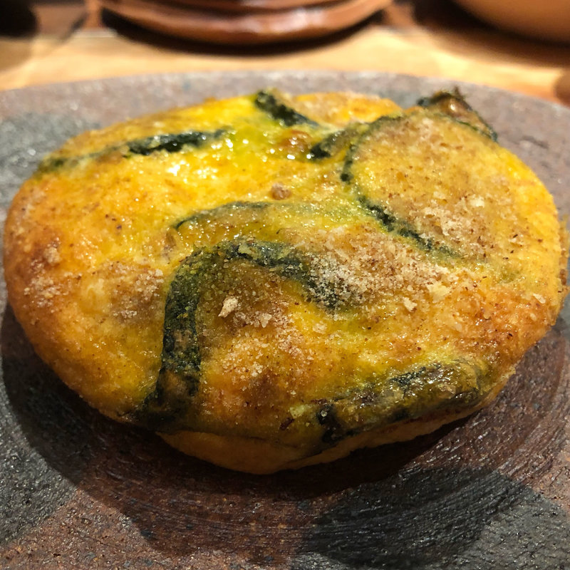 ズッキーニのフリッタータ(あつあつ リ・カーリカ)