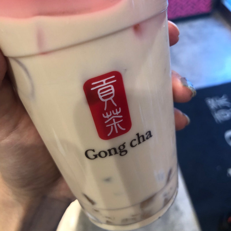 ミルクティー(アロエ)(貢茶 新宿東南口店)