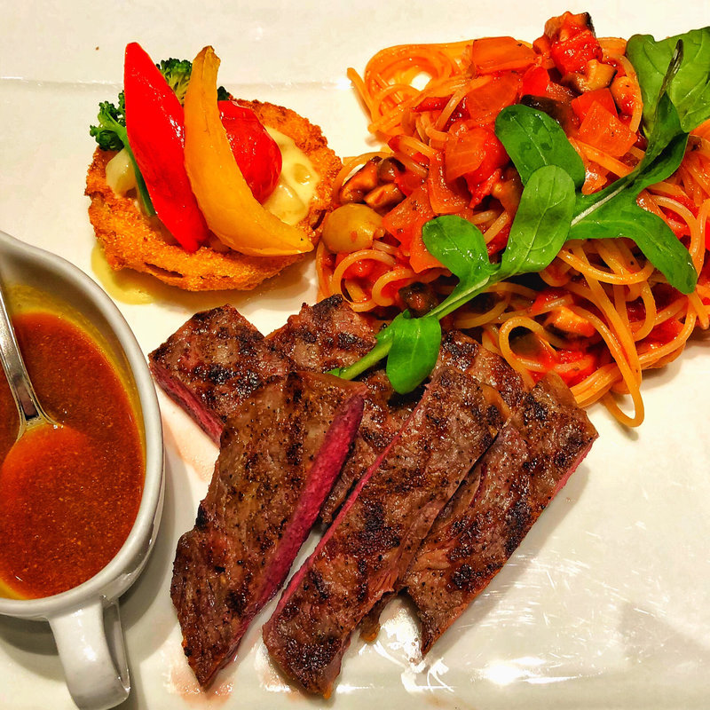 サーロインステーキ 和風ソース(カフェ＆レストラン グリーンハウス)