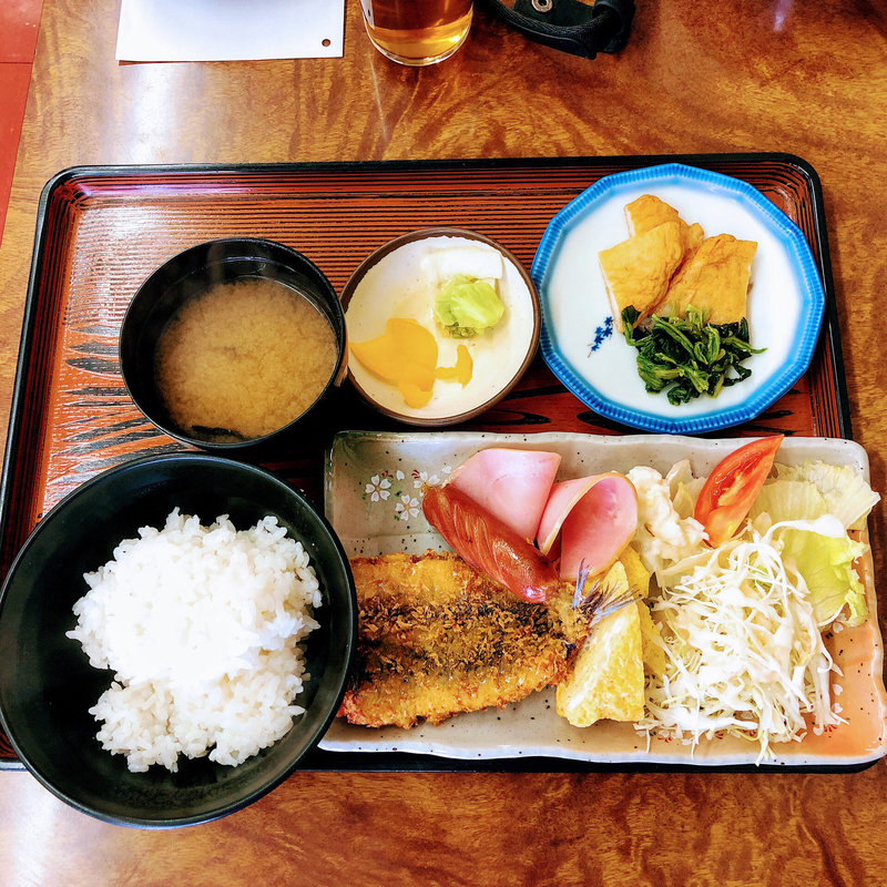 日替わり定食(イワシフライ)(あさひ食堂 )