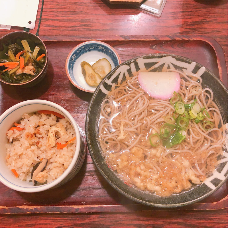 そば定食(総本家生そば伊吹)