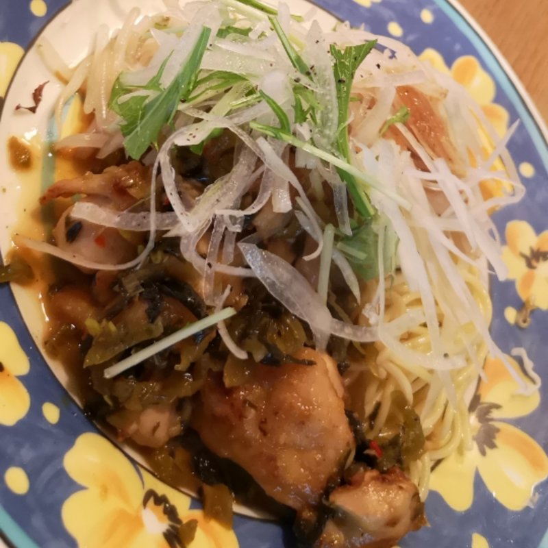 若鶏のソテー　高菜スイートチリソース(ハイジ )